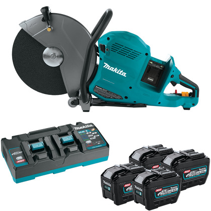 [GEC01PL4] MAK XGT Power Cutter 14" Kit 4 Batteries & Bag